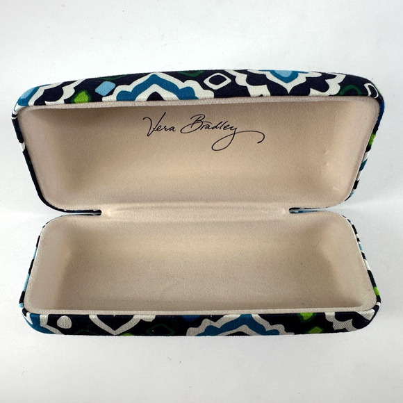New Vera Bradley Hard Eyeglass/Sunglass Case Clamshell Gift - Picture 4 of 5